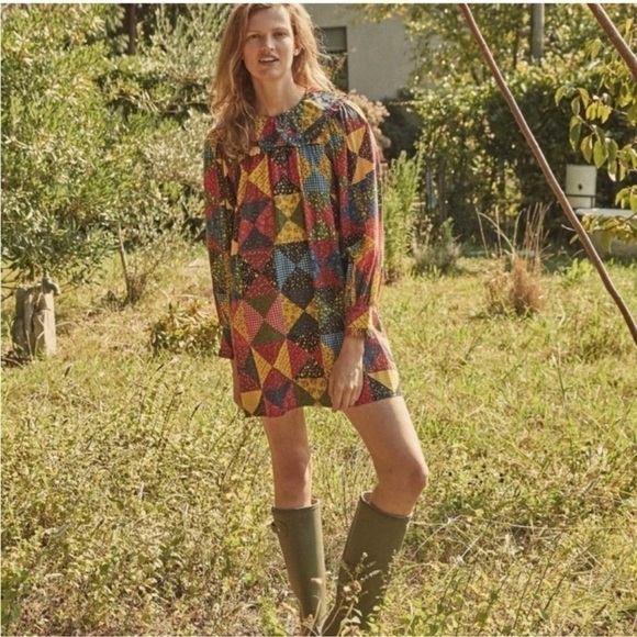 Doen Dresses & Skirts - Doen Adalina Patchwork Dress